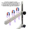 Cabinet Jig Drawer Handle Jig With Toggle Clamp Magnetic Arm Stainless Rail Positioner Precision For Vanity Woodworking