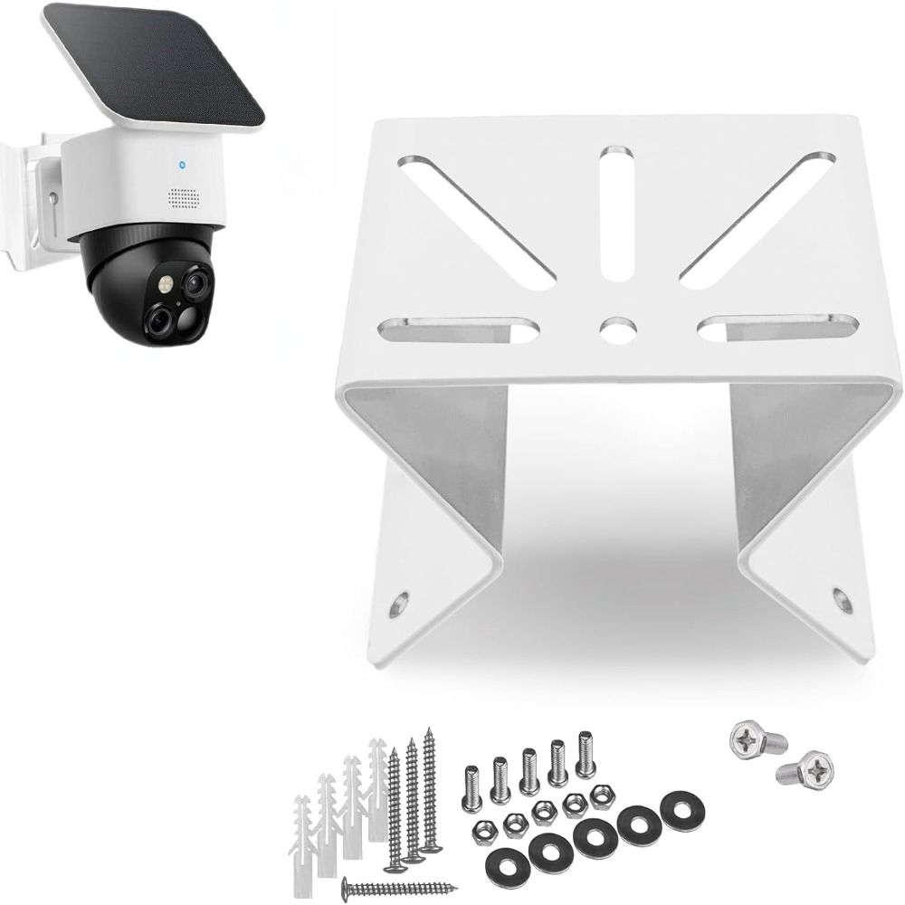 

Metal Corner Mount Wall-mounted Camera Support for S340 Eufy/PTZ Camera Ring Floodlight Camera білий