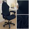 Solid Color Computer Chair Cover Elastic Seat Protectors Washable Gaming Chair Cover  Four Seasons