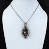 Evil Eye Multi Fire Labradorite Pendant Copper Wire Wrapped Gemstone Pendant Moonstone Pendant Copper Wire Jewelry Handmade Evil Eye Jewelry