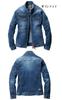 BURTLE Workwear Jacket (Unisex) 5001 Cordura Denim, Size L, 45 Indigo