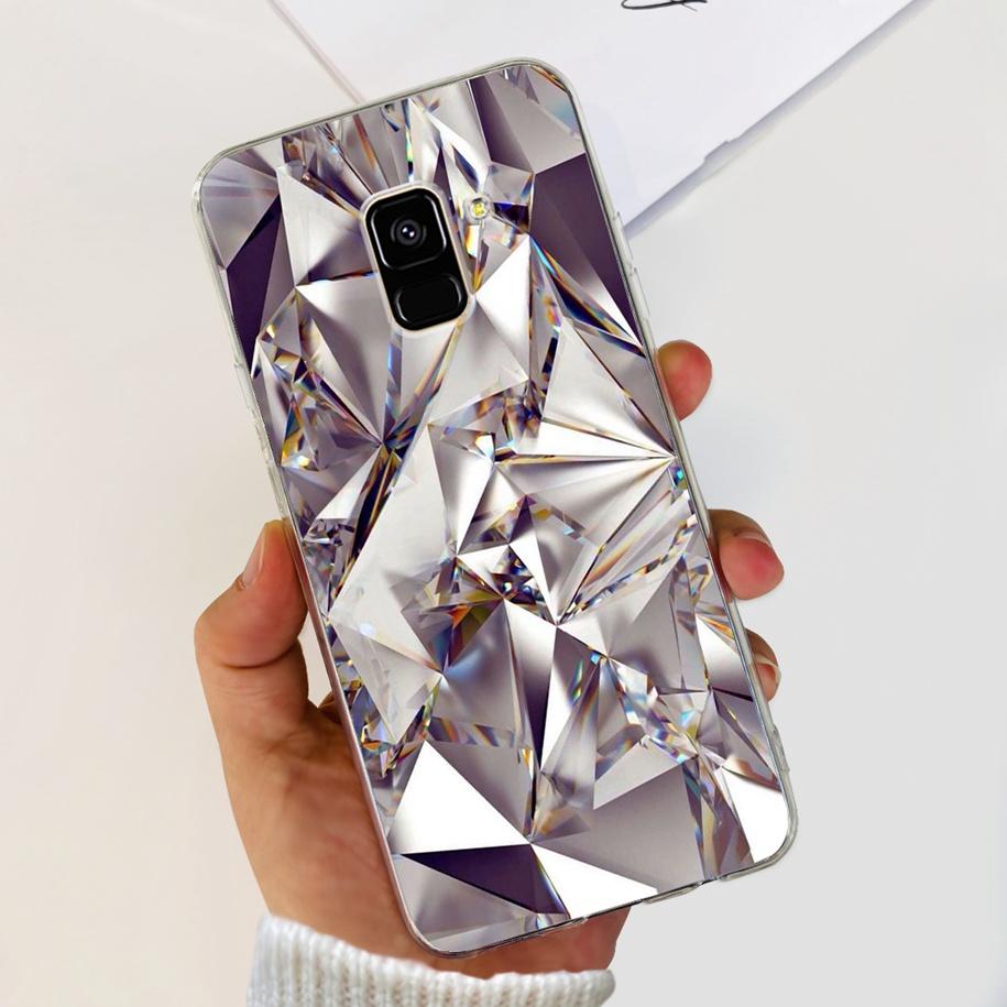For Samsung Galaxy A6 A8 Plus Case 2018 Case Fashion Butterfly Soft Clear TPU Phone Cover For Samsung A6+ A8+ A 6 A 8 2018 Funda