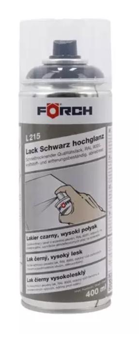 Lakier Forch L215 Czarny Wysoki Połysk 400Ml