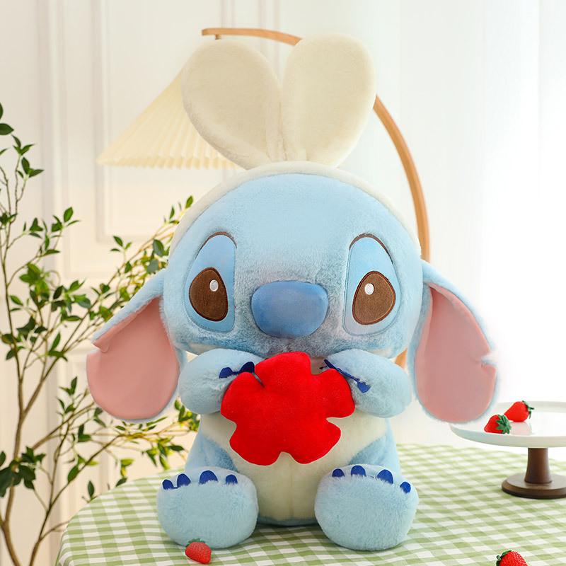 

Flowers Stitch Plush Doll With Pp Cotton Filling For Gift And Comfort 38cm синий