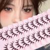 10 Pairs 5 Pairs Of Hard Stem False Eyelashes Mom Feeling Comic Devil False Eyelashes Hard Stem False Eyelashes