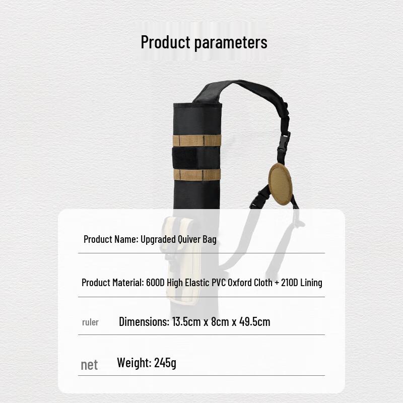 Portable Oxford Cloth Archery Quiver Bag