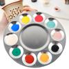 10 Grid Palette Aluminum Painting Tray Pottery Tools Art Supplies  for Craft Collection
