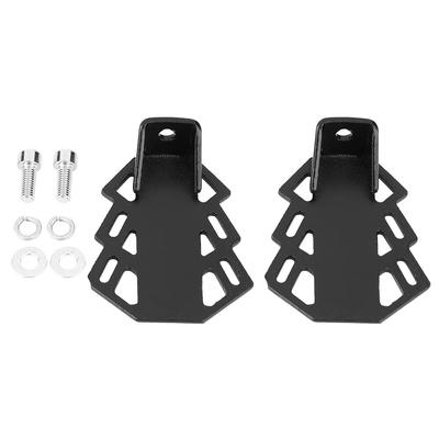 2pcs Mountain Terrain Bicycle Iron Rear Pedal Feetpegs Anti Slip Foot Rest with 5mm Hole