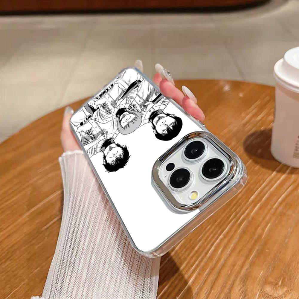 Anime Aces Of D-Diamonds Handyhülle Für Iphone 17 16 15 14 13 12 11 Pro Max Xr Air Plus Silikonhülle Silber Hard Shell Hülle