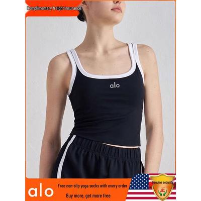 American Retro Sports U-Neck Yoga Vest - Women's Fitness Top