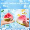 Anti-stress Squishys Watermelon Decompression Toys Soft Ice Skin Slow Rebound Decompression Squishy Stress Reliever  Squeeze Toy