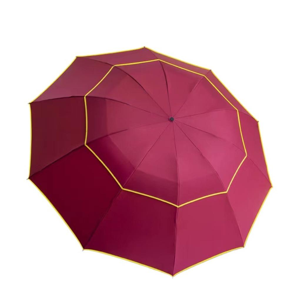 Rain Protection Wind Resistant Umbrella Folding Design Non-automatic Umbrella  Travel