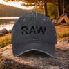 Pc Stück RAW Print Gewaschene Entenschnabel Baseballkappe Geeignet für Golf Freizeitkleidung Outdoor-Aktivitäten Leicht Unisex Verstellbar