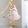 Christmas Plush Angel Girl Pendant Christmas Angel Decoration Desktop Ornament White Pink Angel Pendant New Year 2025