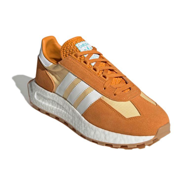 Adidas Originals Retropy E5 Retro Casual Mesh Non-Slip Wear-Resistant Low-Top Unisex Sneaker Orange Yellow GY1131