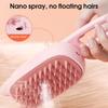 Dog Brush Electric Spray Pet Steam Brush Soft Silicone Pet Hair Removal Water Brush Dog Grooming Supplies Pet Accessories