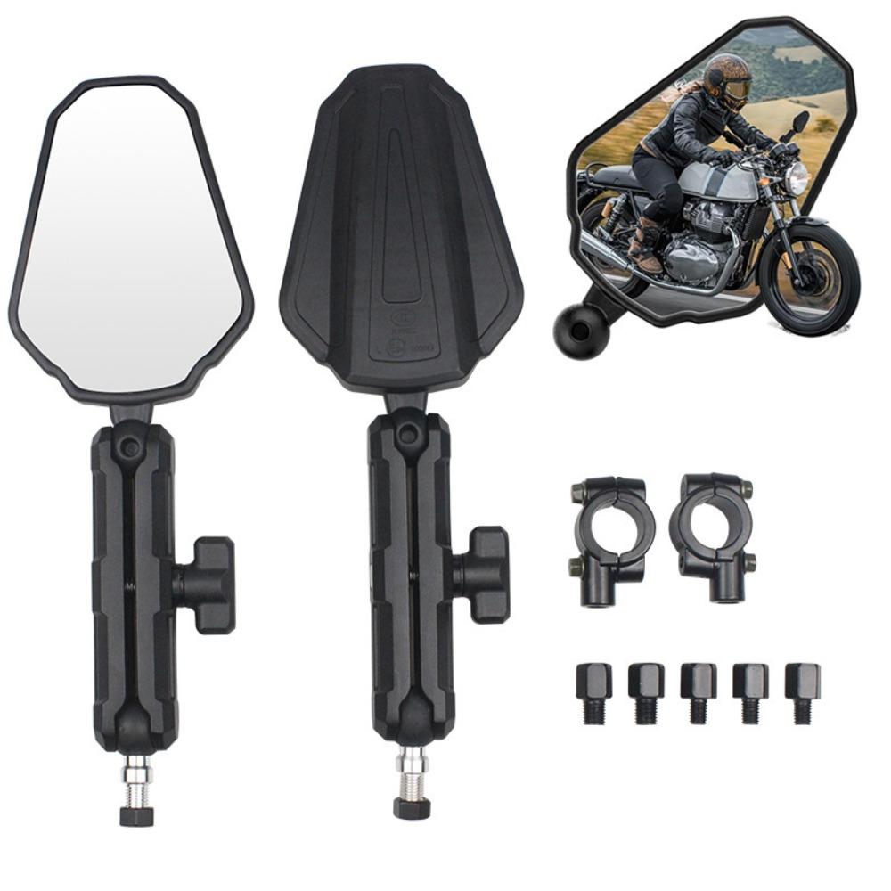 Wide View Motorcycle Mirror Motorcycle Side Mirror for ADV Motorcycles Universal
