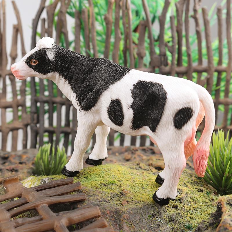 Oenux Farm Model Simulation Horse Cow Goat Donkey Pig Dog Action Figures Poultry Animals Figurine Education Lovely Kids Toy Gift