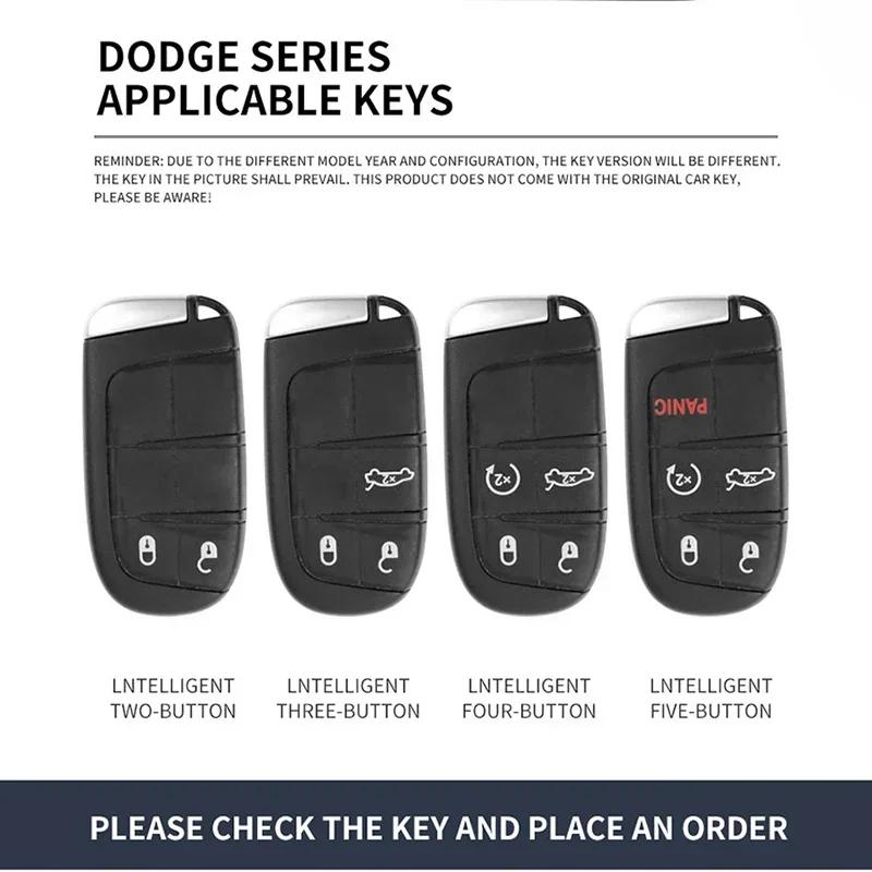 Suitable for Jeep Compass COMPASS Car Key Case 2021 2020 2019 2017 SUV Zinc Alloy High-end Leather Car Key Case Auto Accessories