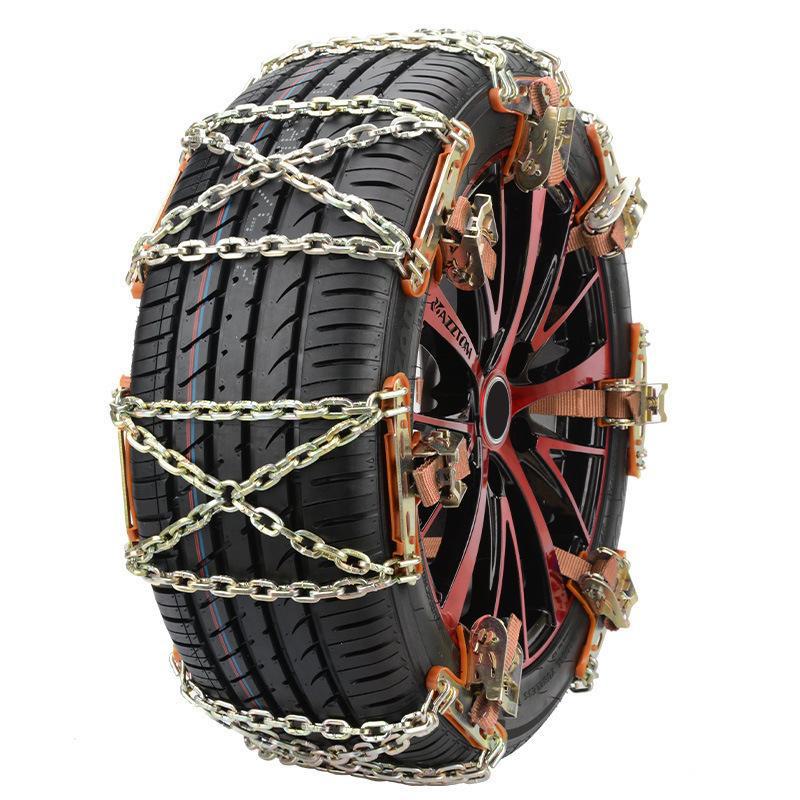 Universal Car SUV Emergency Manganese Steel Snow Mud Anti-Skid Chain - Vehicle Tire Supplies