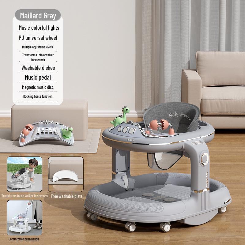 

Многофункциональные детские ходунки: Детская коляска с защитой от опрокидывания для мальчиков и девочек (7-18 месяцев)