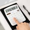 Large Button Desktop Calculator Silent Button LCD Display Multifunction Battery Powered for Office and Financial Use