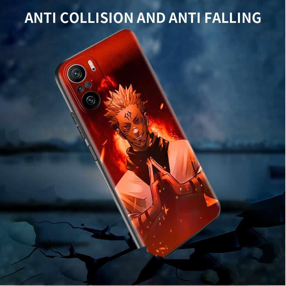 Hülle für Xiaomi Redmi Note 11 9S 10 9 8 7 9A 9C 9i K40 8T 10C 9T K50 Silikon Handyhülle Niedliches Jujutsu Kaisen Anime