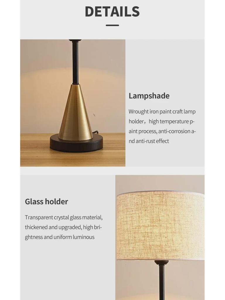 Nordická moderná stolová lampa: Romantické, teplé, kreatívne nočné svetlo do spálne alebo ako svadobná dekorácia