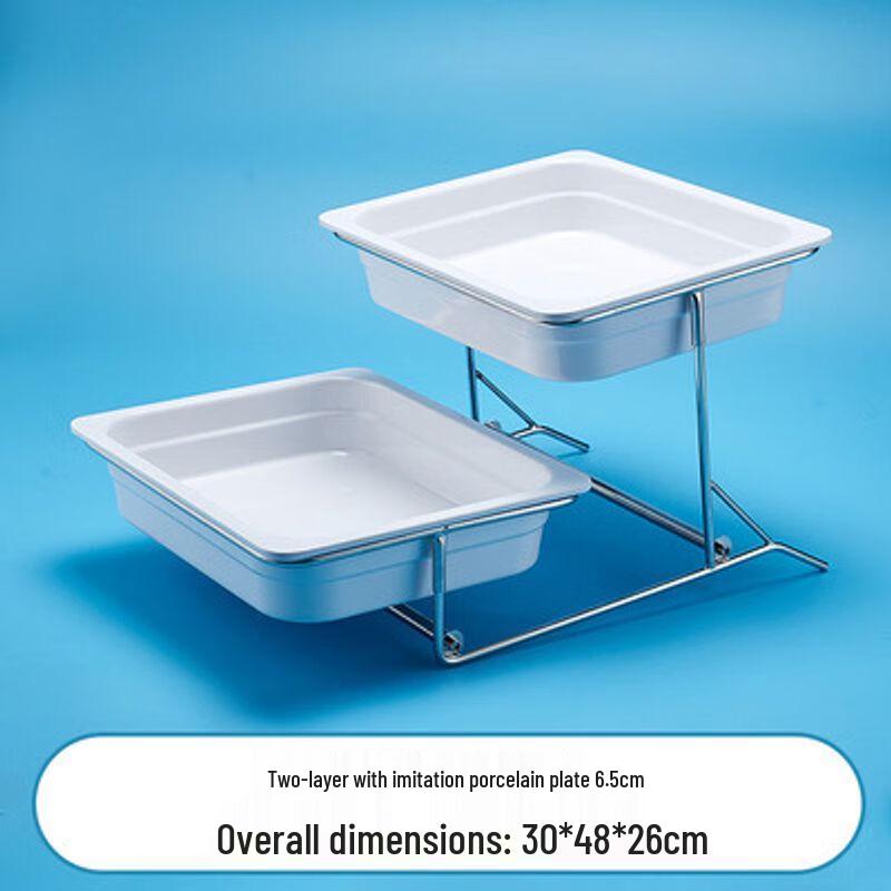 Melamine 3-Tier Dessert & Snack Serving Stand
