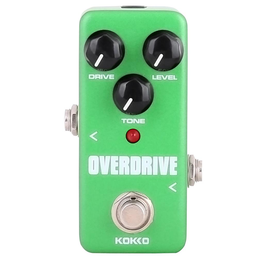 KOKKO Overdrive Electric Guitarra Effect Pedal Natural Tube Overdrive Effect True Bypass Pedal FOD3 Electric Guitar Accessory