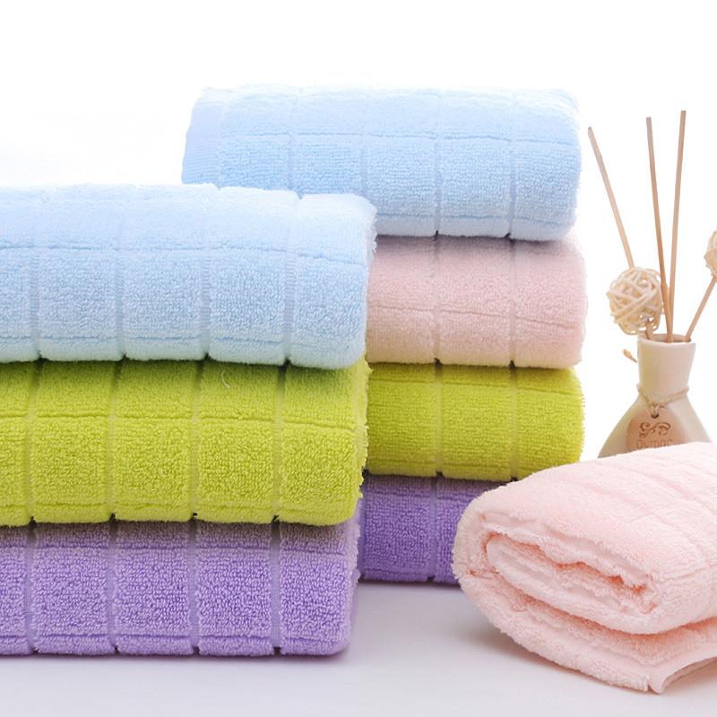 Towel - Pure Cotton Thickened Adult Soft Absorbent All-cotton Face Towel for Household Use