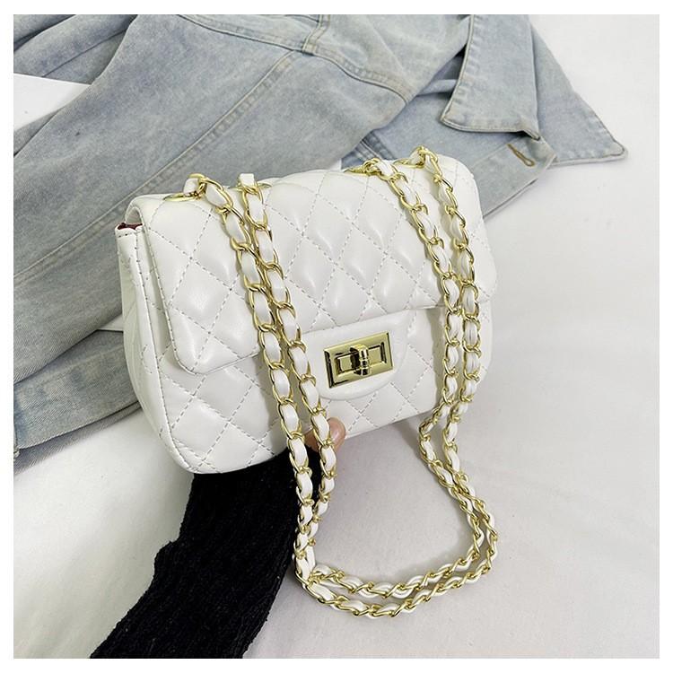 Handbag Women's 2026 New European and American Fashion Versatile Rhombus Chain Women's Shoulder Crossbody Small Square Bag