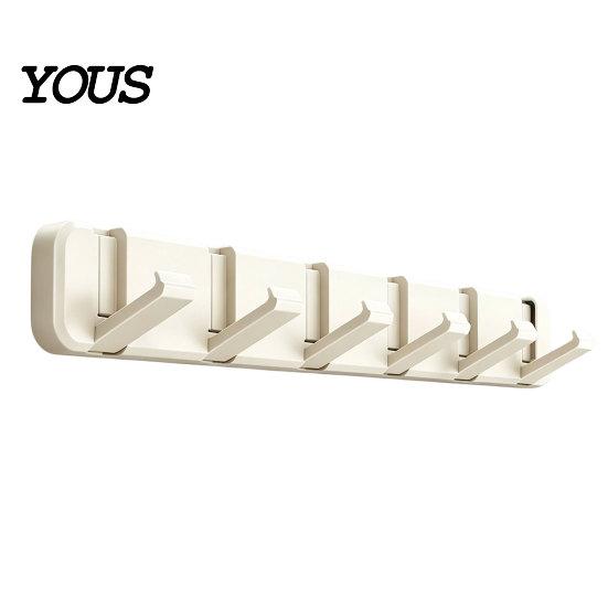Space Saving Door Hooks Over The Hanger Hooks, Foldable No Drilling Adhesive Coat Rack, Wall Organizer, for Coats Bags Towels Scarves Keys