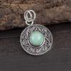 Natural Chrysoprase Gemstone 925 Sterling Silver Handmade Customized Pendant 1.2" For Birthday Gift PP-28-18