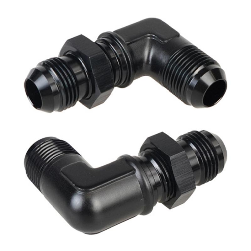 Extended External Screw Joint AN6/AN8/AN10 Male To Female Adapter 90° Fitting