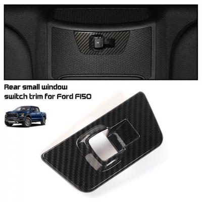 Couvercle de Commutateur de Panneau de Leve-Vitre Arrière Petit pour Ford F150 15-17 Fibre de Carbone
