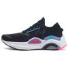 Li Ning Arashi Plus Cushioning Rebound Cushioning Rebound Low Top Running Shoes Women's Standard Black ARHQ078-5