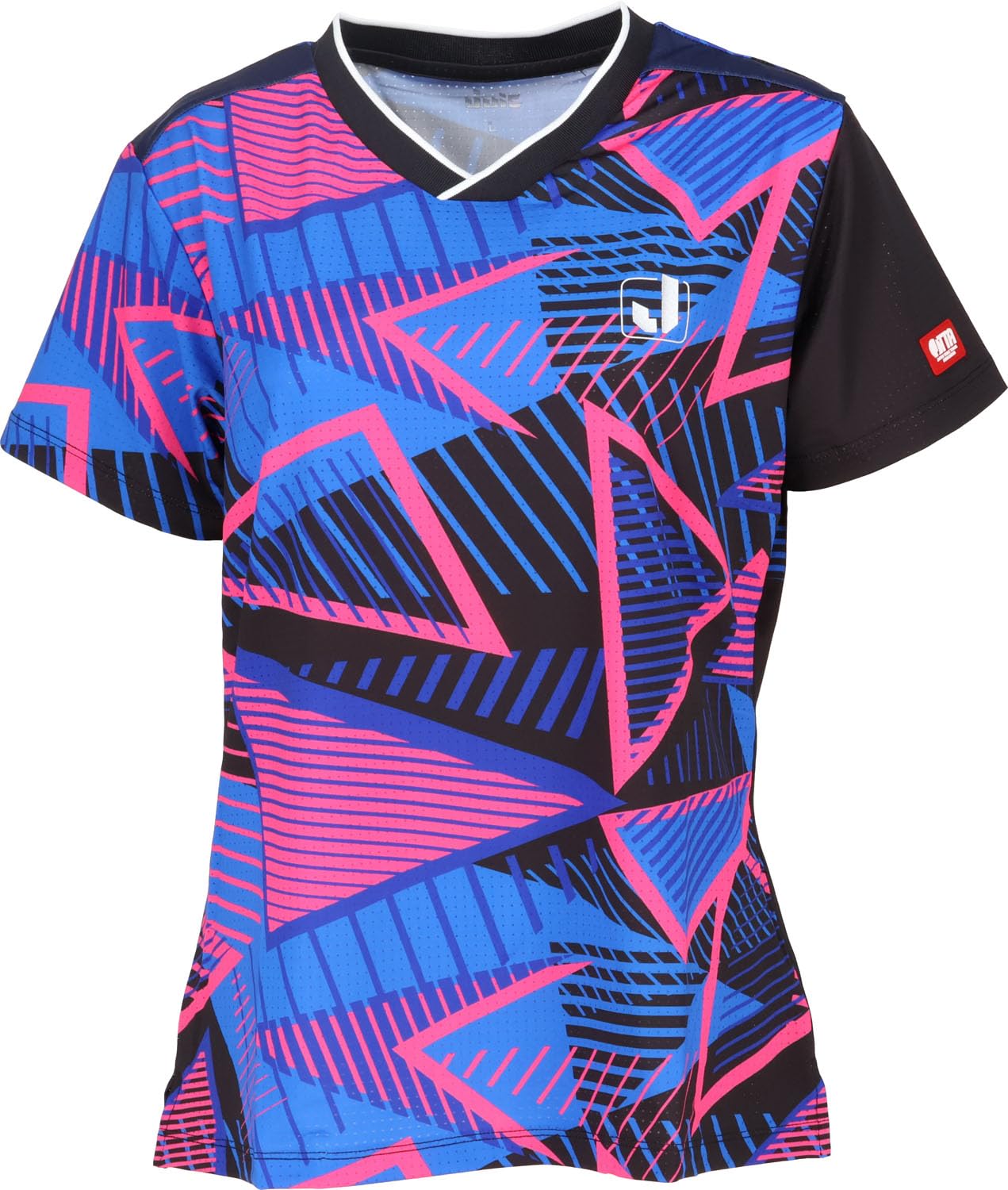 

JUIC Table Tennis Game Officially Approved by the Japan Table Tennis Association Blue Pink Size 5662 NEO-J Shirt, (JTA), Women s, (BP), XL,