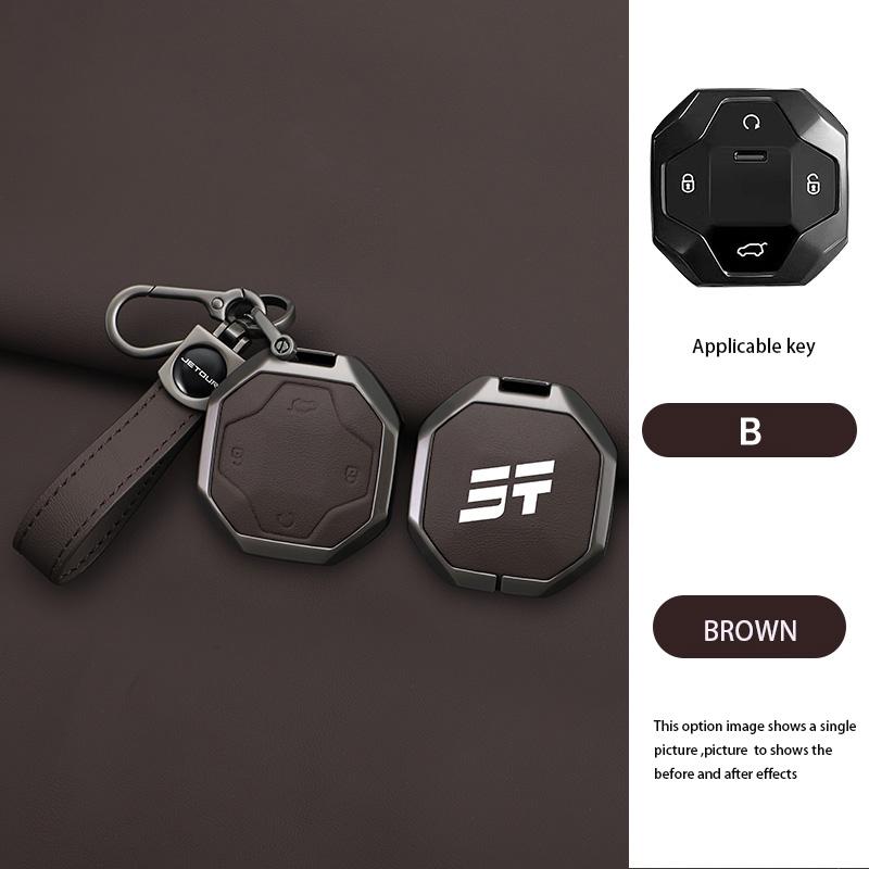 

Zinc Alloy Car Remote Key Fob Cover Case For Chery Jetour T2 Traveler 2023 2024 Keyless Keyless Auto Accessories