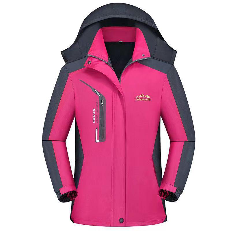 New Waterproof and Breathable Velvet-Lined Winter Jackets for Men and Women - Warm and Stylish Outdoor and Mountaineering Wear