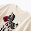 2025 Early Autumn Women's Cashmere Short-Sleeve Loose Knit Sweater - Round Neck Versatile Pullover