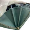 LOUIS VUITTON M81707 Japan limited Monogram emboss leather Zippy wallet Purse Blue Glacier leather Used