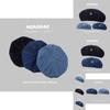 Versatile Cotton Beret For Women Summer Youthful Stylish Design In Blue Shades
