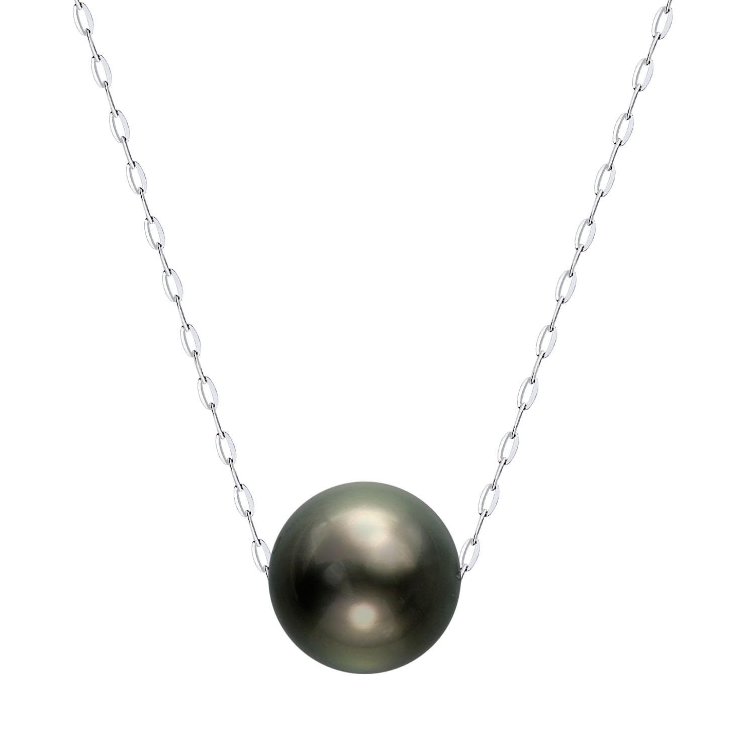 

Black Lipped Pearl 12mm UP 1 Bead Pearl Certificate of Authenticity K18WG White Gold [Lara Christie] Women s lp107-0001-wg