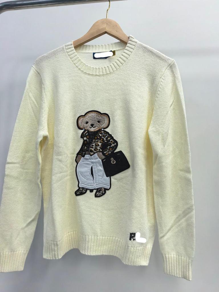 High-Quality Women's Wool Cashmere Teddy Bear Sweater - Autumn/Winter 2025 Collection