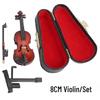 Mini Violin Model - Musical Instrument Decor Gift for Friends, Birthday, or Christmas