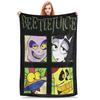 B-Beetlejuice Horror Movie  Blanket Super Soft Warm  Throw Blankets for Sofa 50x60 Inch Multi-size Bedspread