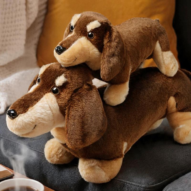 1 Stück Kawaii Dackel Plüschtiere Niedliche Hunde Puppe Gefülltes Weiches Tier Spielzeug Für Geburtstagsgeschenke