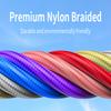 USB A To Type C Nylon Braided Data Cable Suitable For Android Samsung Type C Fast Charging Cable USB Device Mobile Phone Charge