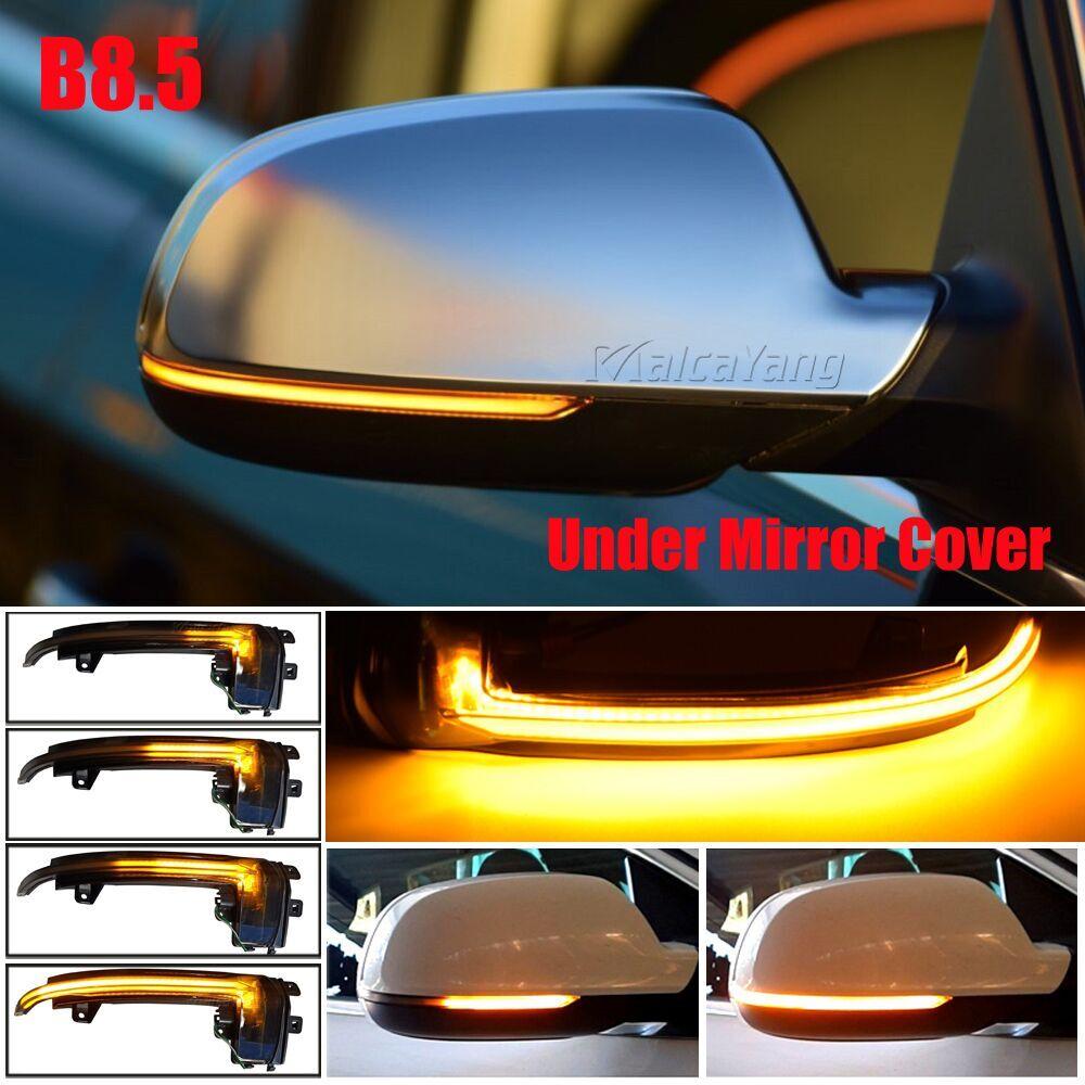 

For A3 S3 8P 10- 2012 A4 S4 RS4 B8 8K ( B8.5 ) A5 S5 RS5 2011-2015 Side Wing Mirror Indicator Dynamic Turn Signal LED Light